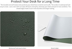 DESK PAD XP PEN CINZA COM VERDE ESCURO 100X 50 CM MODELO ACP01L
