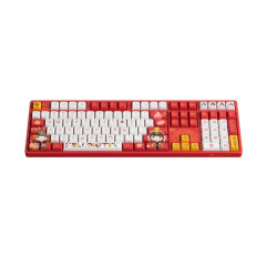 TECLADO GAMER SWITCH AKKO PRINCESS LINEAR KEYCAPS JDA RGB MODELO 5108S HELLO KITTY