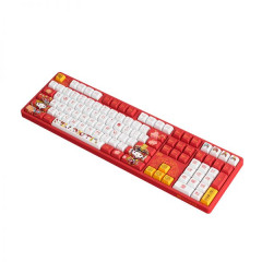 TECLADO GAMER SWITCH AKKO PRINCESS LINEAR KEYCAPS JDA RGB MODELO 5108S HELLO KITTY