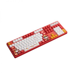 TECLADO GAMER SWITCH AKKO PRINCESS LINEAR KEYCAPS JDA RGB MODELO 5108S HELLO KITTY