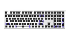TECLADO BAREBONE MONSGEEK MG108W RGB SWITCH PARA CIMA BRANCO