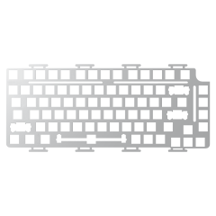 PLATE PARA TECLADO MONSGEEK PRATA MODELO M1 ALU
