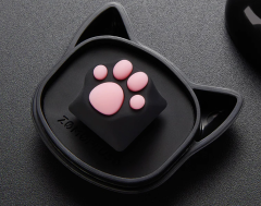 KEYCAP GAMER ZOMO MODELO KITTY PAW - BLACK PINK