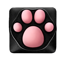 KEYCAP GAMER ZOMO MODELO KITTY PAW - BLACK PINK