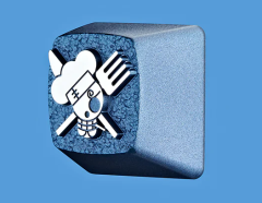 KEYCAP GAMER ZOMO MODELO ONE PIECE - SANJI