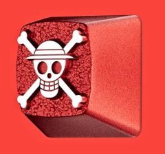 KEYCAP GAMER ZOMO MODELO ONE PIECE - LUFFY