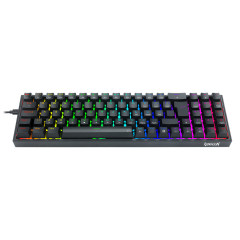 TECLADO MECANICO GAMER POLLUX RGB PRETO SWITCH BLUE
