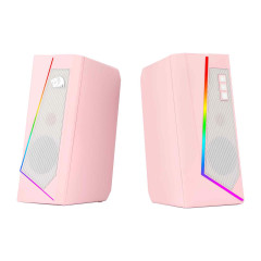 CAIXA DE SOM GAMER ANVIL RGB ROSA