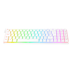 TECLADO MECANICO GAMER ASHE RGB BRANCO SWITCH RED MODELO K626-KB-W (PT-RED)