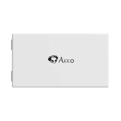 CAIXA AKKO PARA ARMAZENAMENTO DE KEYCAPS MODELO KEY CAP STORAGE BOX BRANCA.