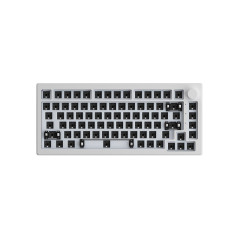 TECLADO GAMER AKKO 5075S QMK RGB BAREBONE GASKET BRANCO