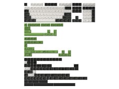 KEYCAPS AKKO MDA PROFILE - PBT DOUBLE SHOT MODELO PANDA