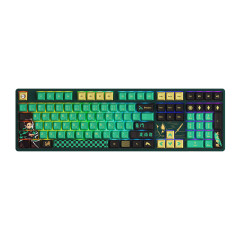 TECLADO GAMER AKKO 5108B-PLUS KAMADO TANJIROU SWITCH CREAM YELLOW V3 PRO
