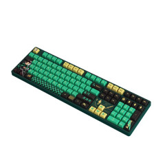 TECLADO GAMER AKKO 5108B-PLUS KAMADO TANJIROU SWITCH CREAM YELLOW V3 PRO