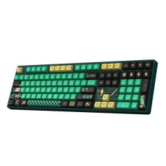 TECLADO GAMER AKKO 5108B-PLUS KAMADO TANJIROU SWITCH CREAM YELLOW V3 PRO
