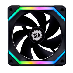 KIT GAMER UNI FAN REDRAGON BY LIAN LI  RGB COM 3 UNID PTO C/ CONTROLADORA