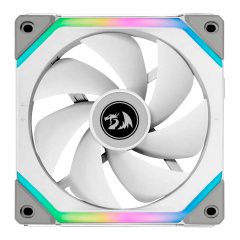KIT GAMER UNI FAN REDRAGON BY LIAN LI  RGB COM 3 UNID BCO C/ CONTROLADORA