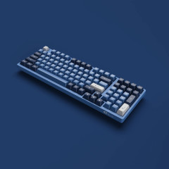 TECLADO GAMER SWITCH AKKO 3098 BLUE -SWITCH CREAM YELLOW V3 PRO