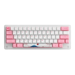 TECLADO MECANICO SWITCH JELLY PINK MODELO CRYLIC 59
