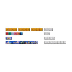 KEYCAPS PERFIL JDA SAINT SEIYA KIT COM 145 TECLAS