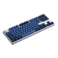 TECLADO GAMER AKKO 5087S QMK SP SWITCH OCEAN BLUE
