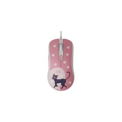 MOUSE GAMER AKKO LUMA E ARTEMIS AG325C MODELO GATO PRETO