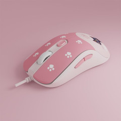 MOUSE GAMER AKKO LUMA E ARTEMIS AG325C MODELO GATO PRETO