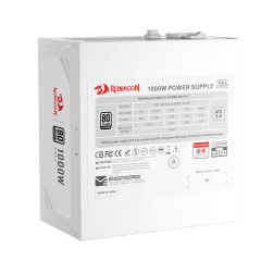 FONTE GAMER 1000 WATTS FULL MODULAR 80 PLUS PLATINUM BRANCO