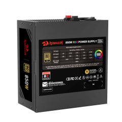 FONTE GAMER 850 WATTS FULL MODULAR RGB 80 PLUS GOLD PRETO