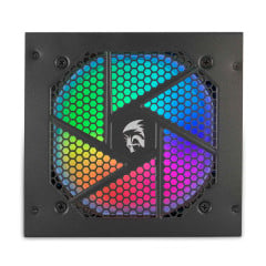 FONTE GAMER 750 WATTS FULL MODULAR RGB 80 PLUS GOLD PRETO