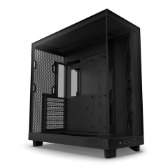 GABINETE GAMER H6 FLOW SEM FONTE NZXT PRETO