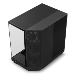 GABINETE GAMER H6 FLOW SEM FONTE NZXT PRETO