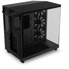 GABINETE GAMER H6 FLOW SEM FONTE NZXT PRETO