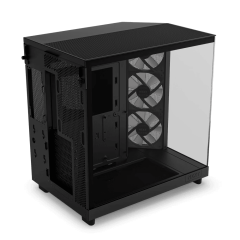 GABINETE GAMER H6 FLOW RGB SEM FONTE NZXT PRETO