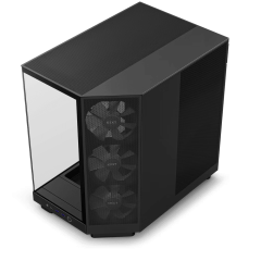 GABINETE GAMER H6 FLOW RGB SEM FONTE NZXT PRETO