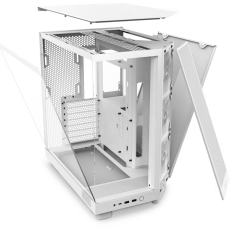 GABINETE GAMER H6 FLOW RGB SEM FONTE NZXT BRANCO