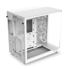 GABINETE GAMER H6 FLOW RGB SEM FONTE NZXT BRANCO