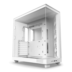 GABINETE GAMER H6 FLOW SEM FONTE NZXT BRANCO