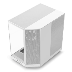 GABINETE GAMER H6 FLOW SEM FONTE NZXT BRANCO