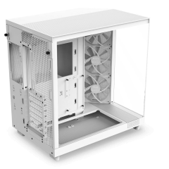 GABINETE GAMER H6 FLOW SEM FONTE NZXT BRANCO