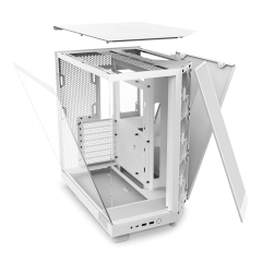 GABINETE GAMER H6 FLOW SEM FONTE NZXT BRANCO