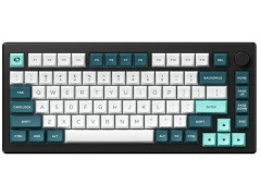 TECLADO MECANICO AKKO MOD007 B-HE PRETO COM VERDE OSA