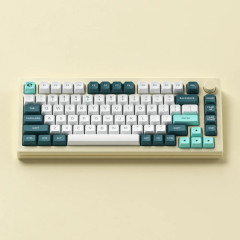 TECLADO MECANICO AKKO MOD007B-HE BRANCO CREME GREEN OSA