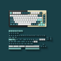 TECLADO MECANICO AKKO MOD007B-HE BRANCO CREME GREEN OSA