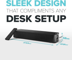 CAIXA DE SOM SOUNDBAR GAMER CREATIVE STAGE SE PRETO 51MF8410AA000