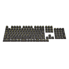 KEYCAPS ABNT2 117 TECLAS CRYSTAL BLACK