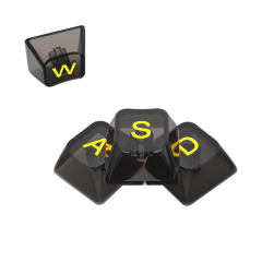 KEYCAPS ABNT2 117 TECLAS CRYSTAL BLACK