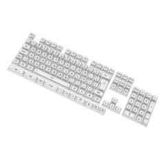 KEYCAPS ABNT2 117 TECLAS CRYSTAL WHITE