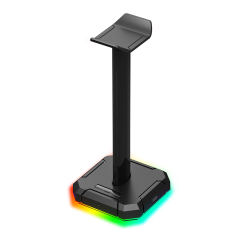 SUPORTE PARA HEADSET SCEPTER RGB PRO PRETO