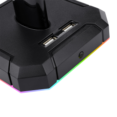 SUPORTE PARA HEADSET SCEPTER RGB PRO PRETO